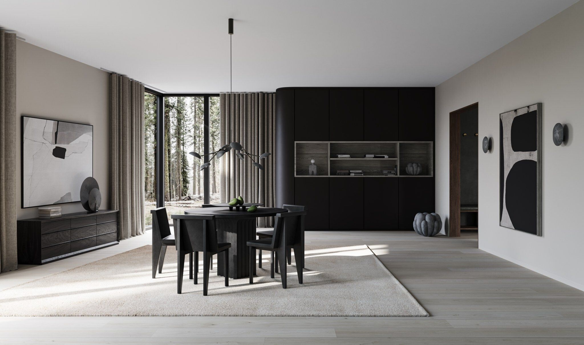 Круглый стол из фиброцемента 101 Copenhagen Arc ARCH-00039411 - Вид №5