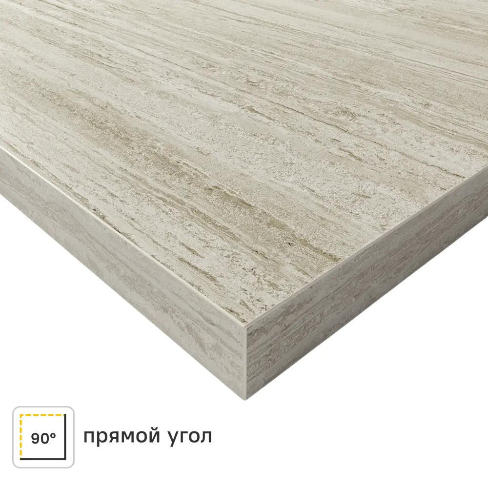 Кухонная столешница Slotex Россонь 240x60x3.8 см ДСП цвет коричневый ДСП Прямой угол STLM-2168048