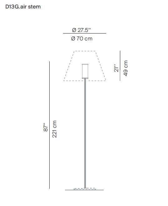 Поликарбонат LED открытый торшер LUCEPLAN большое постоянство ARCH-00046901 - Вид №2