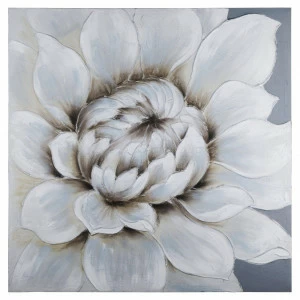 Картина в пастельных тонах с цветочными мотивами 100х100 см Tomas Stern TOMAS STERN  00-3872596 Коричневый;серый;разноцветный