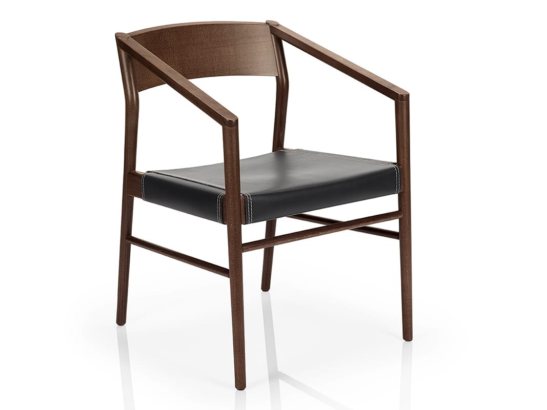 Стул из массива дерева с подлокотниками More Contract Leonor ARCH-00118959