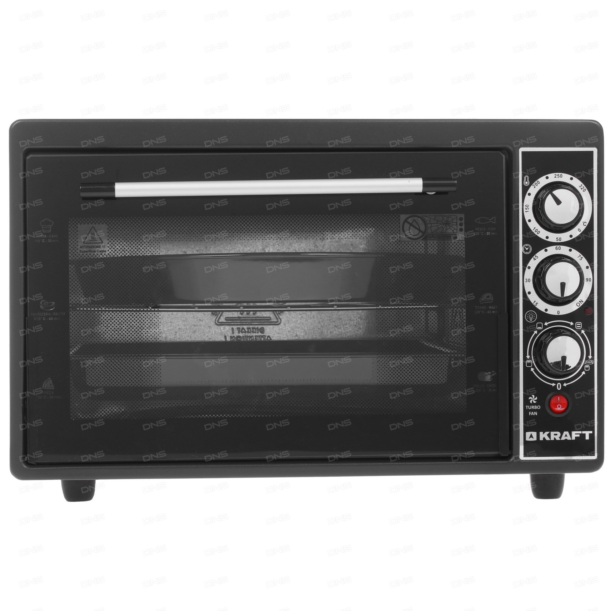 8108446 Мини-печь Kraft KF-MO 3804 RKBL черный STDN-0071641