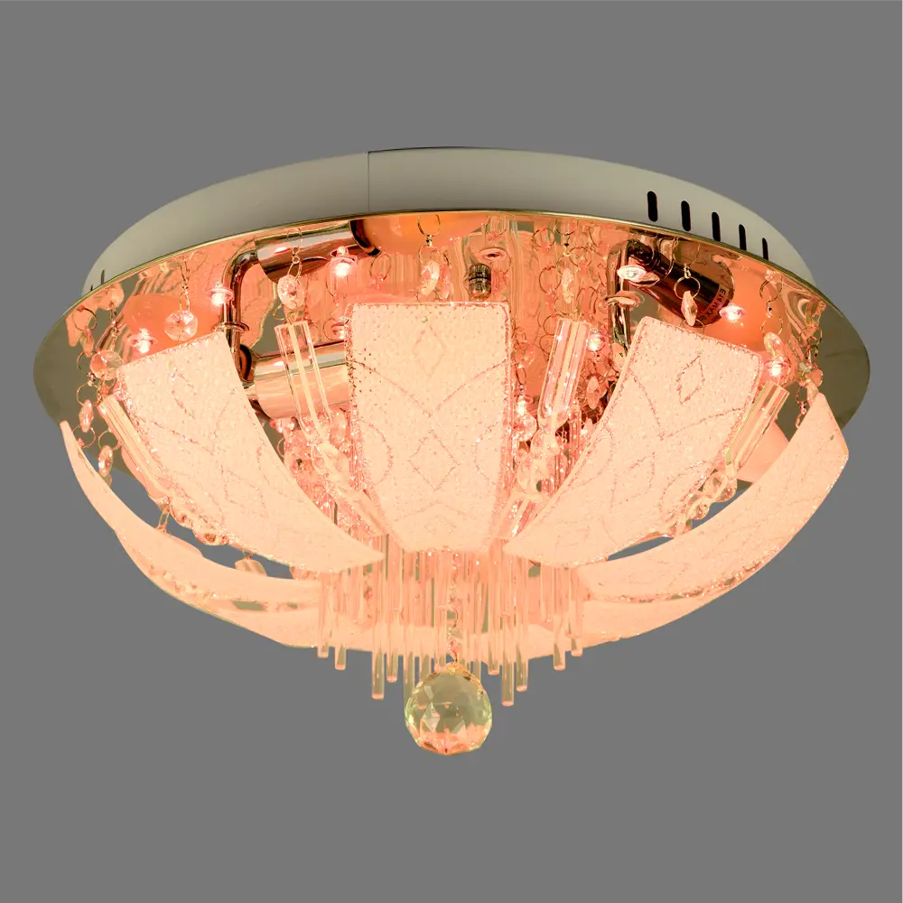 Люстра хрустальная подвесная Пари 4xE14x60 Вт, LED, металл/стекло, цвет хром WINK STLM-2074334 - Вид №12