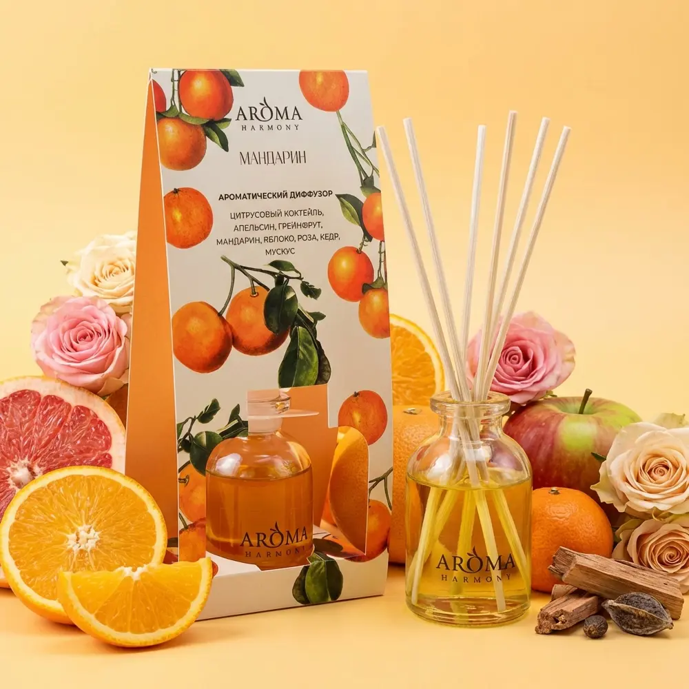 Ароматический диффузор Aroma Harmony Мандарин 30 мл STLM-2010813