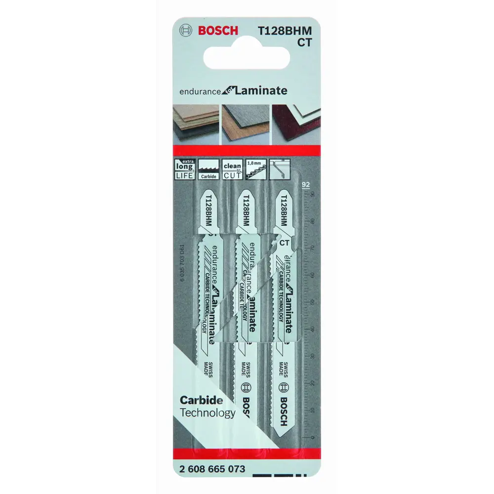 Пилки для лобзика по металлу T128BHM Bosch, 3 шт BOSCH PROFESSIONAL STLM-2090758