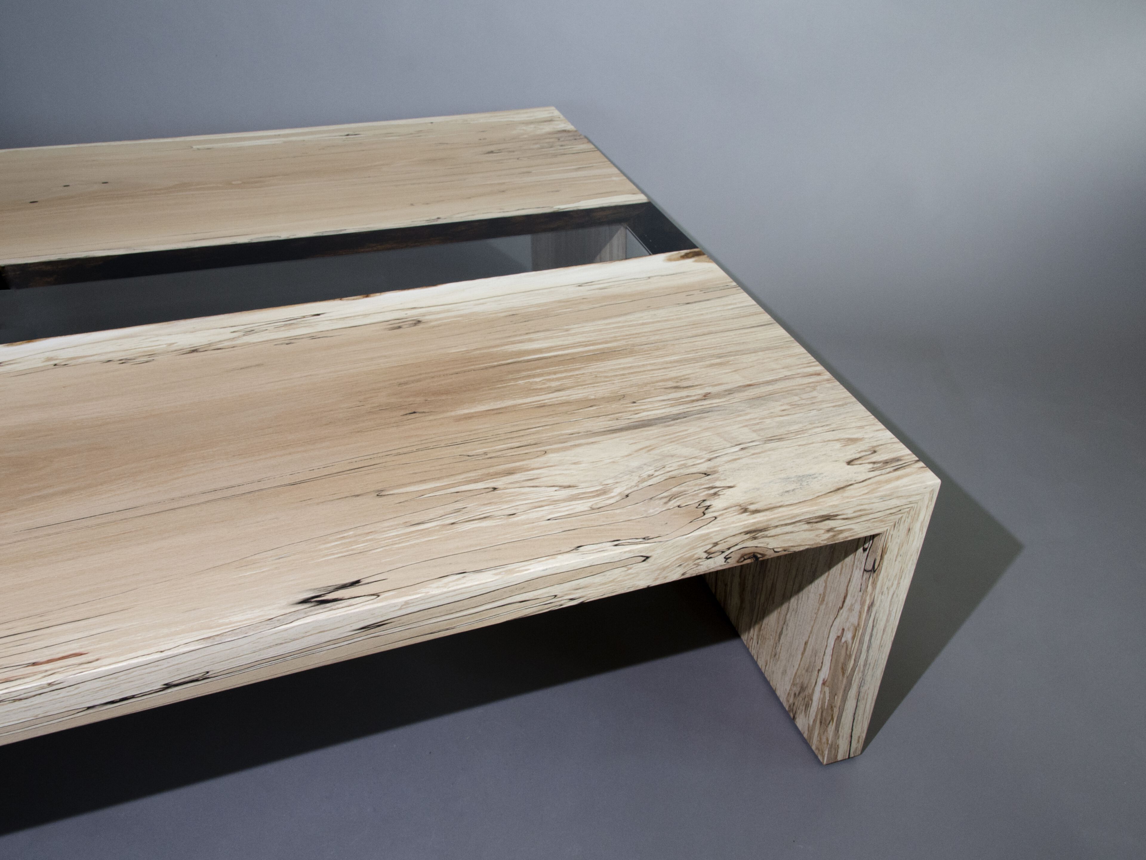 Прямоугольный журнальный столик из массива дерева и смолы alcarol Fungi ARCH-00027637 - Вид №15