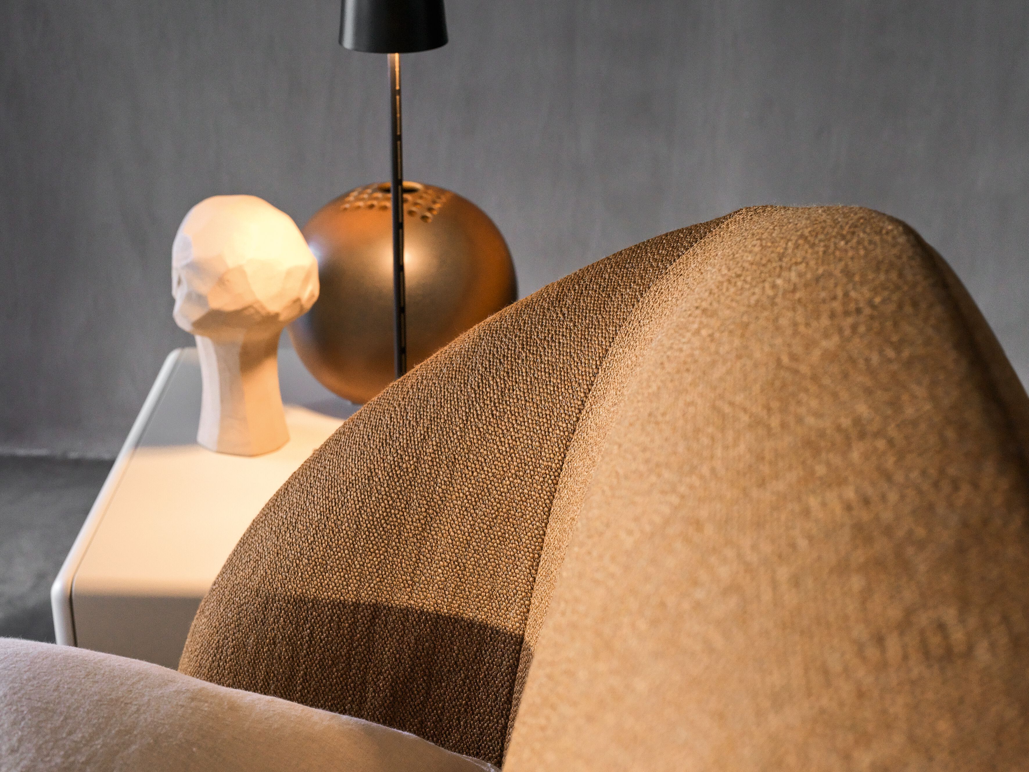 Двуспальная кровать из ткани с мягким изголовьем Ditre Italia PACIFIC ARCH-00033252 - Вид №8