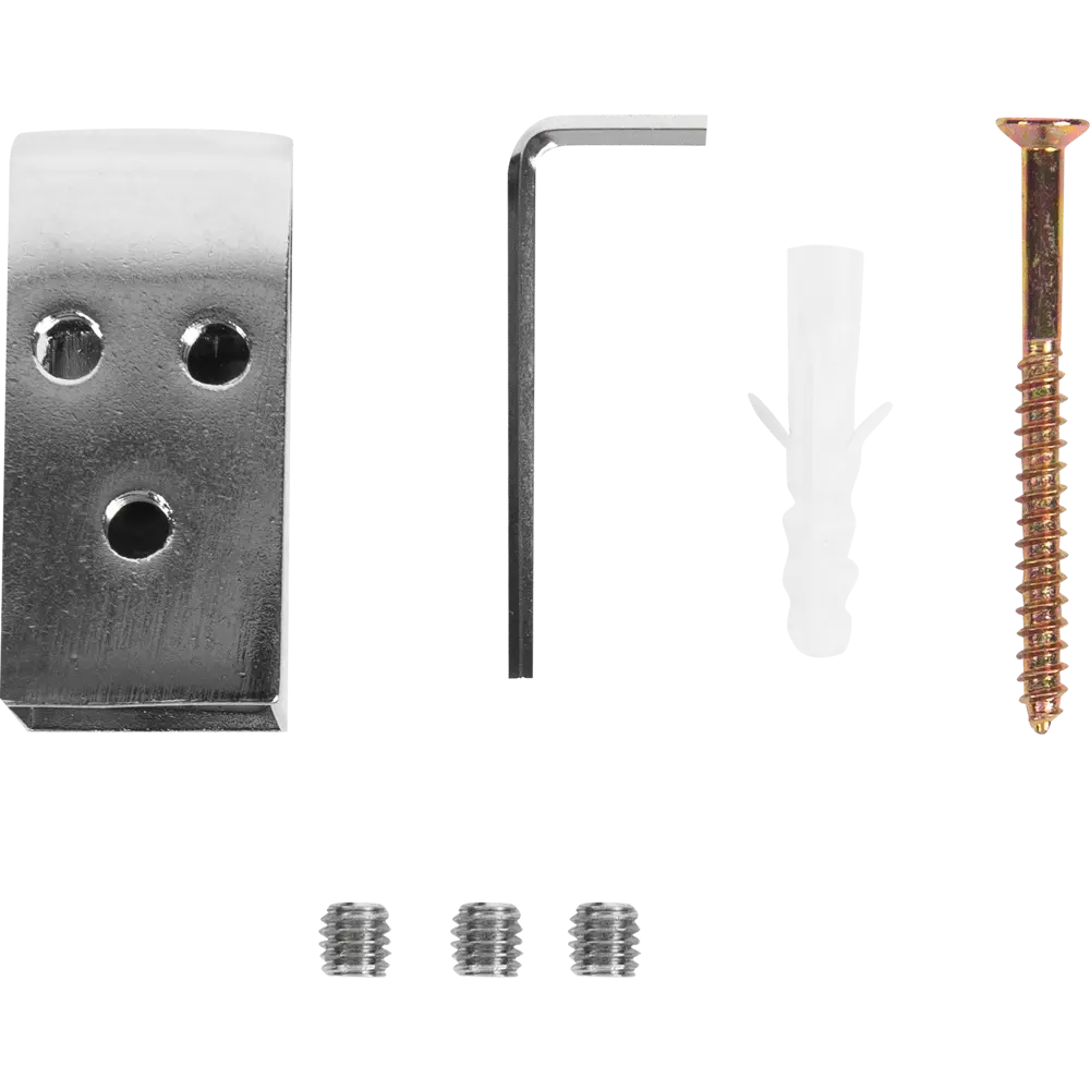 Крепление для рейлинга Delinia 2x4 см цвет хром STLM-2182273 - Вид №3
