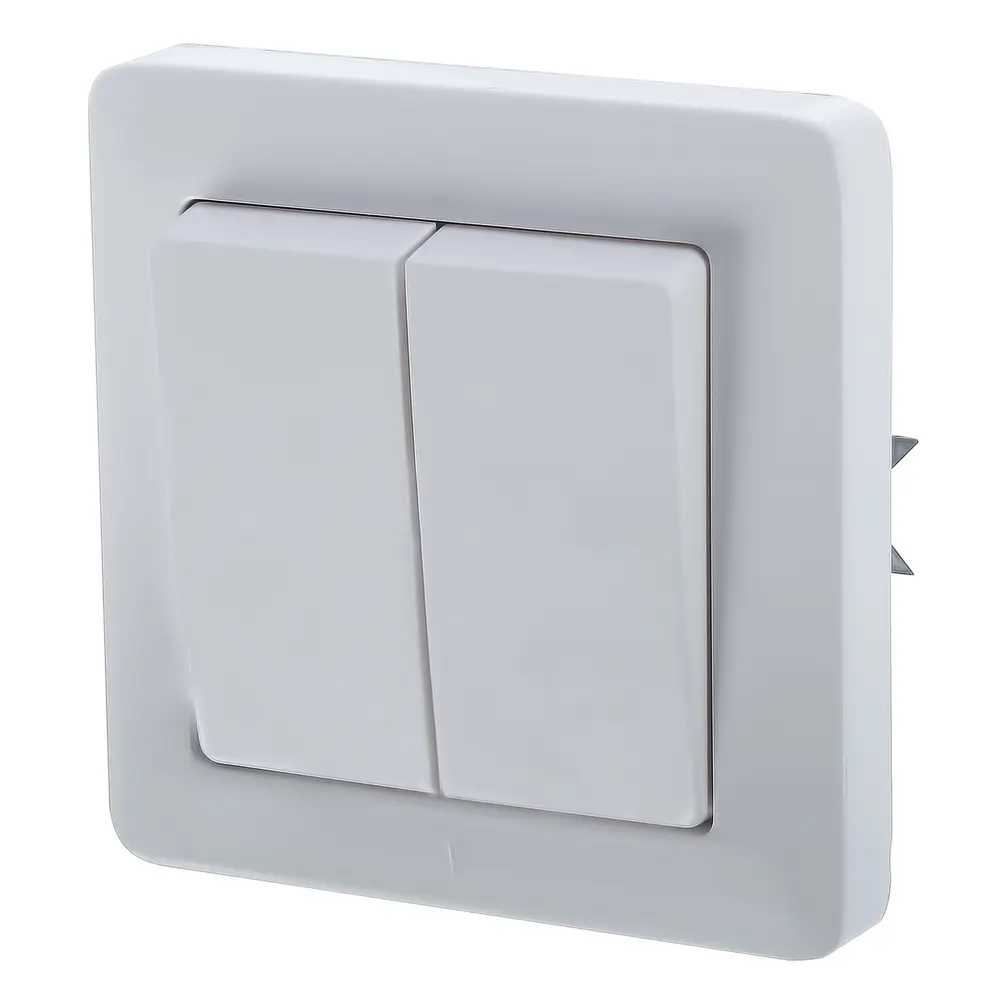 Выключатель встраиваемый Schneider Electric Хит 2 клавиши, цвет белый STLM-2141478 - Вид №1