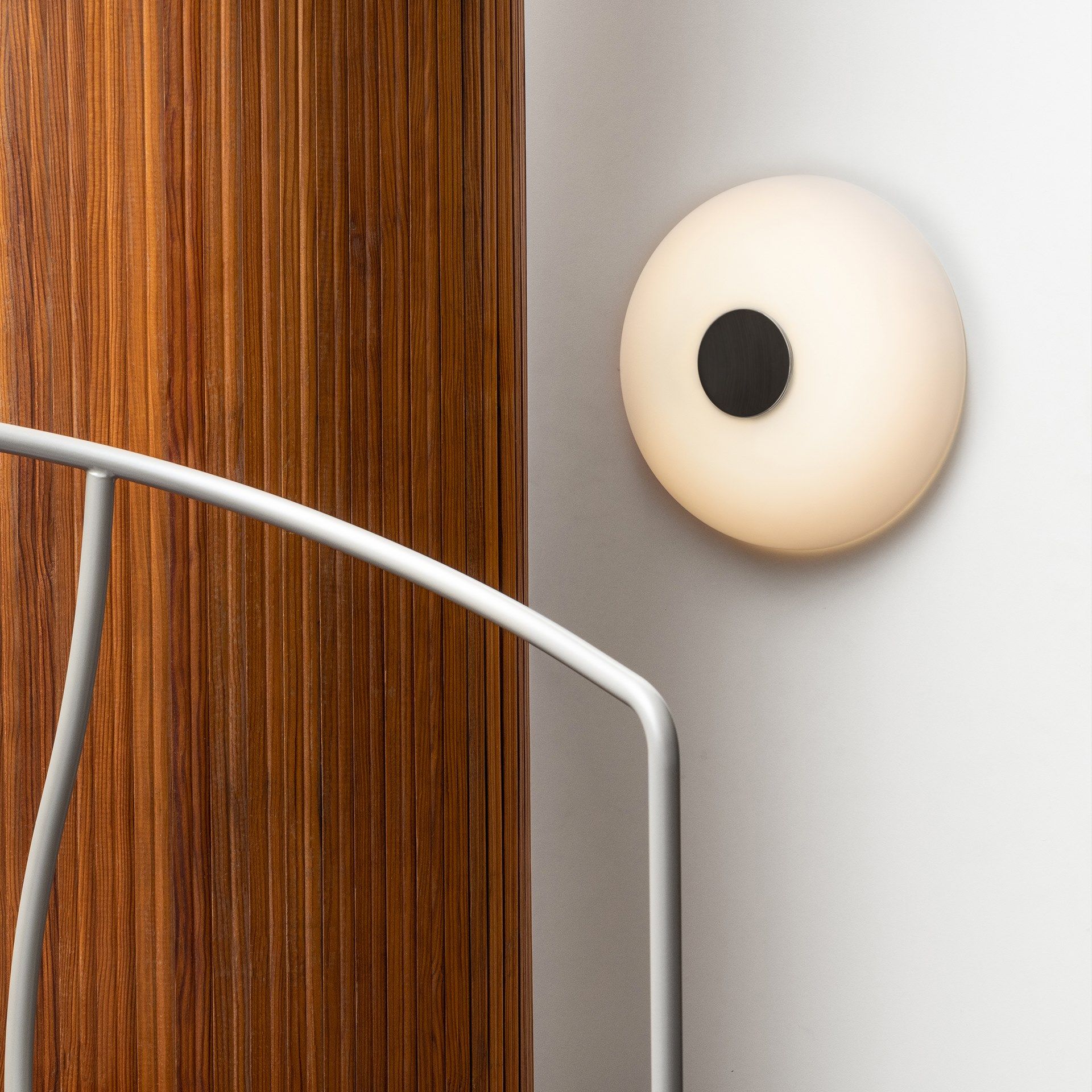 Светодиодный настенный светильник из опалового стекла FontanaArte Tropico ARCH-00119605 - Вид №6