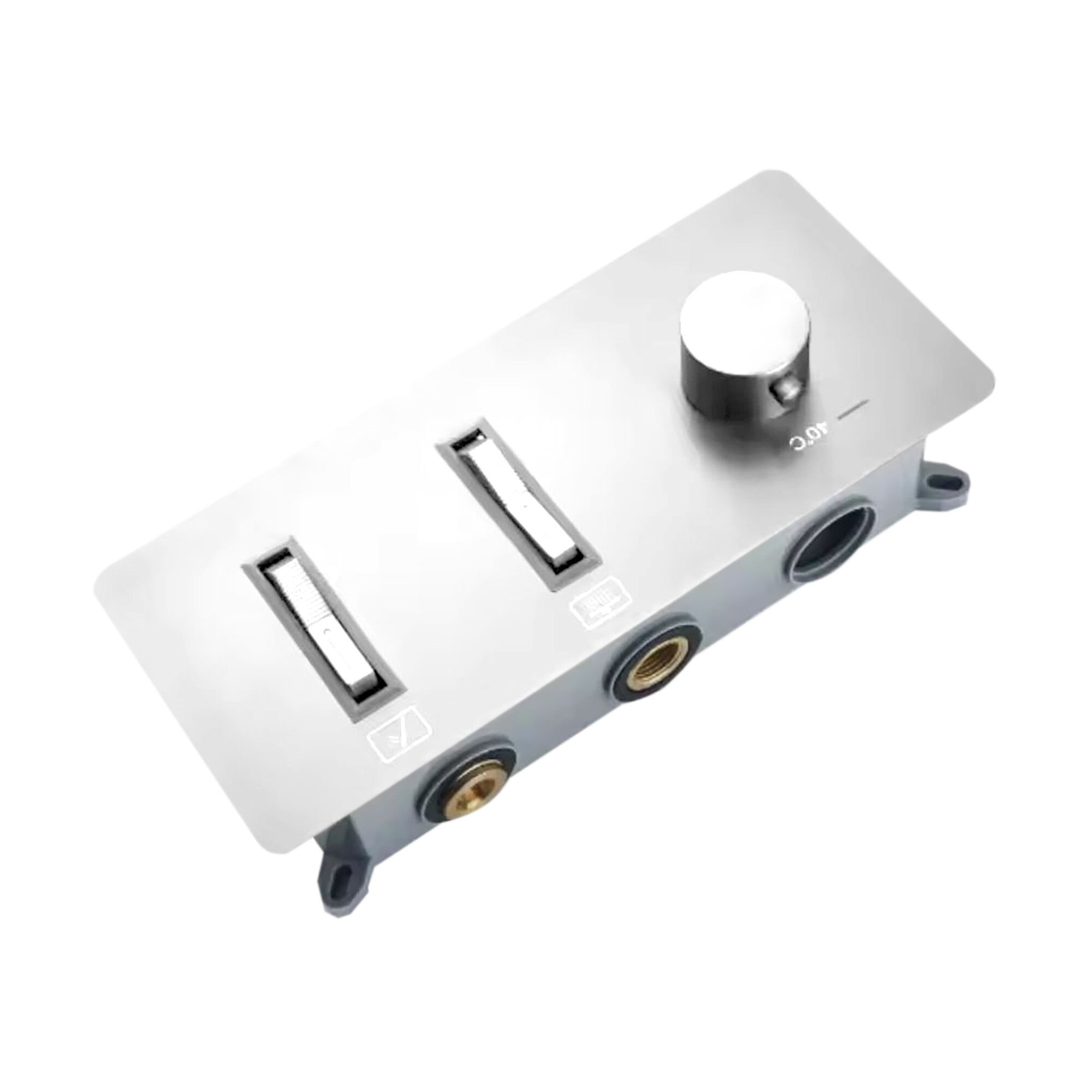 Термостатический смеситель для душа с 3 отверстиями и переключателем Fontana Showers GRUMO ARCH-00150638 - Вид №2