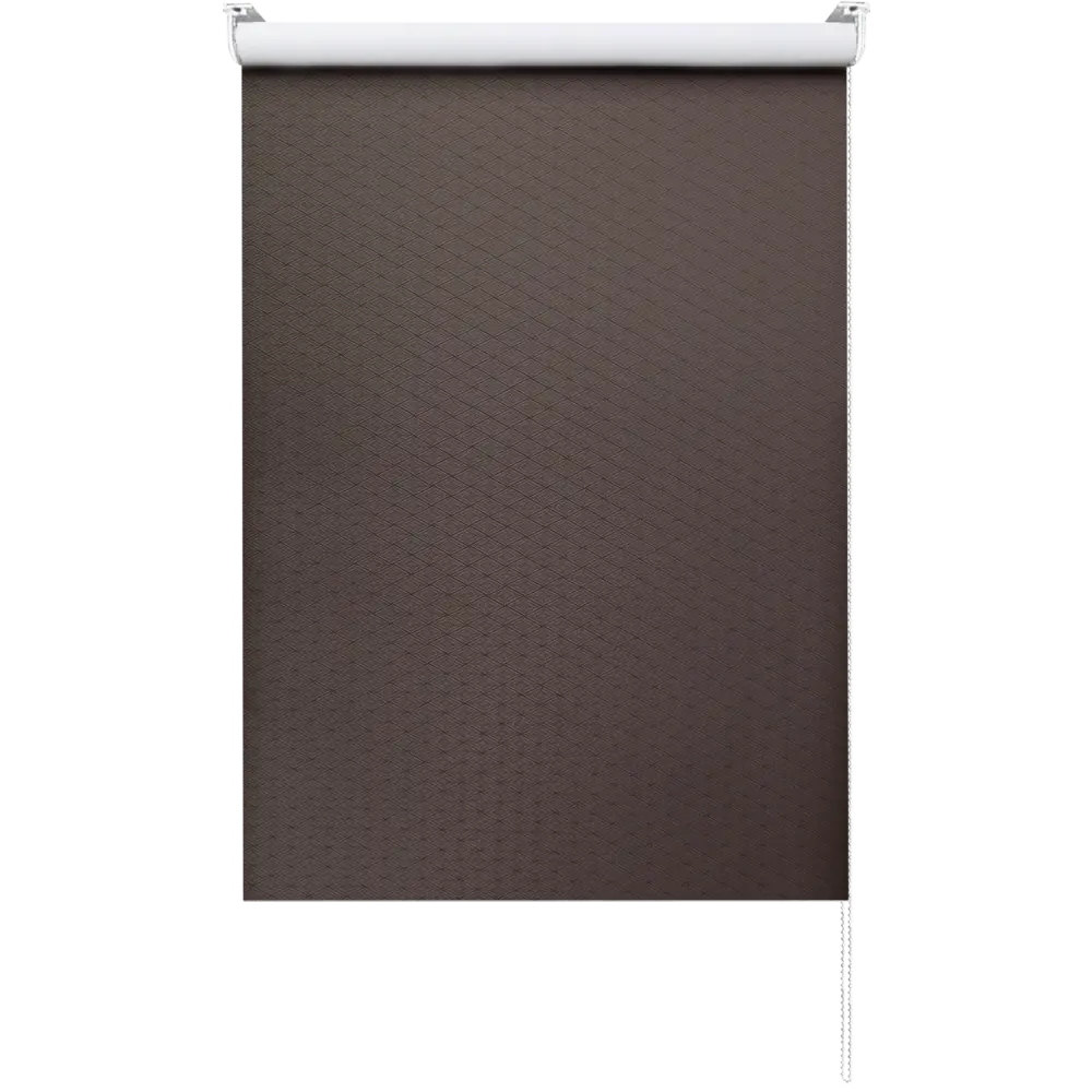 Штора рулонная блэкаут Ромб 50x160 см коричневая ЭСКАР STLM-2026376