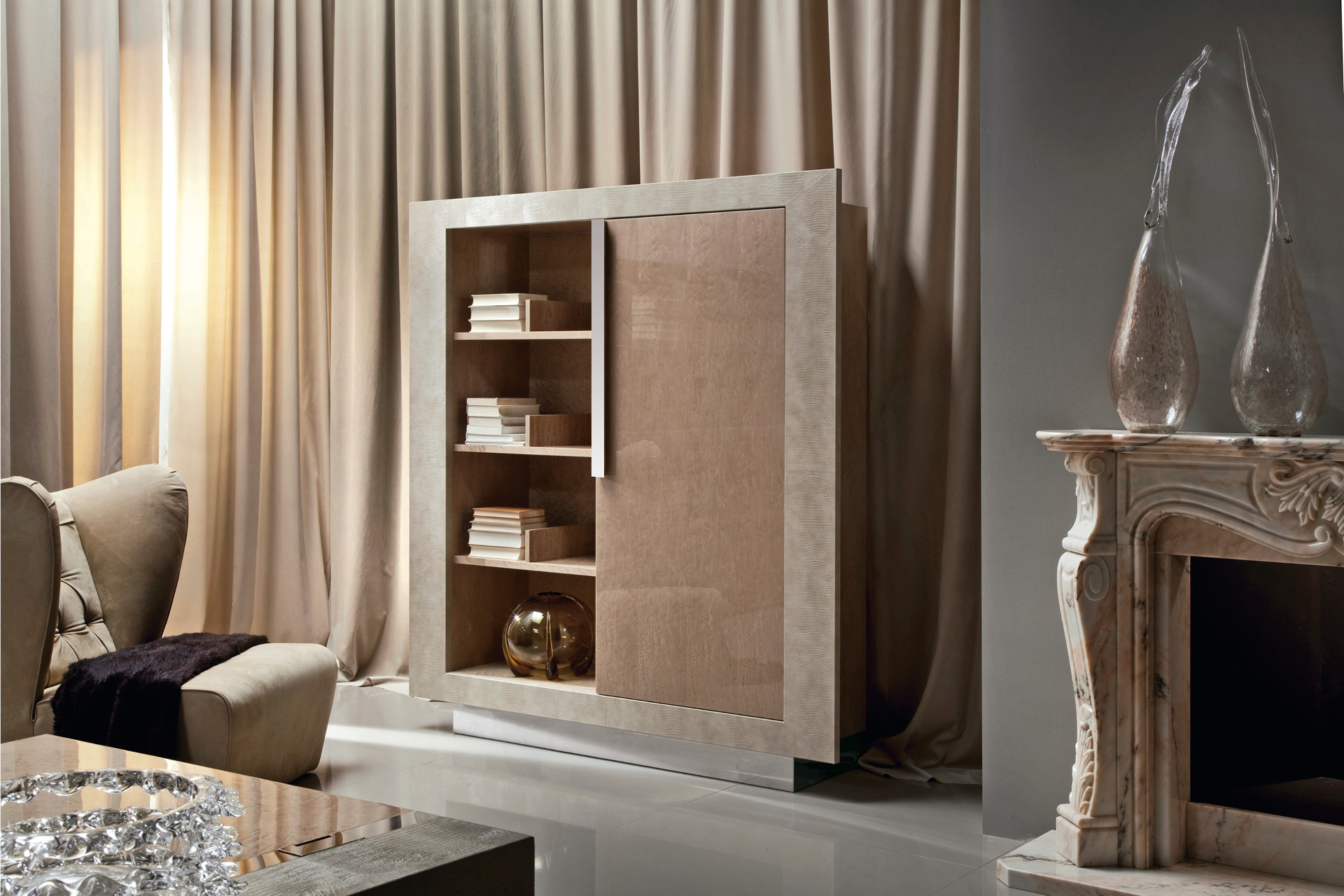 3088 Sunrise книжный шкаф со сдвижной дверкой - giorgio collection  - Вид №2