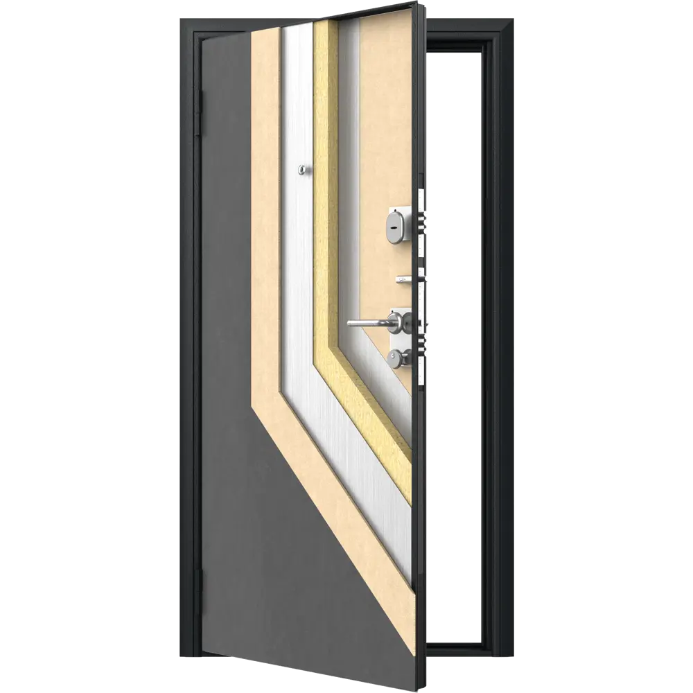 Дверь входная металлическая Премиум New 98x205 см левая малибу классик DOORHAN STLM-2096057 - Вид №5