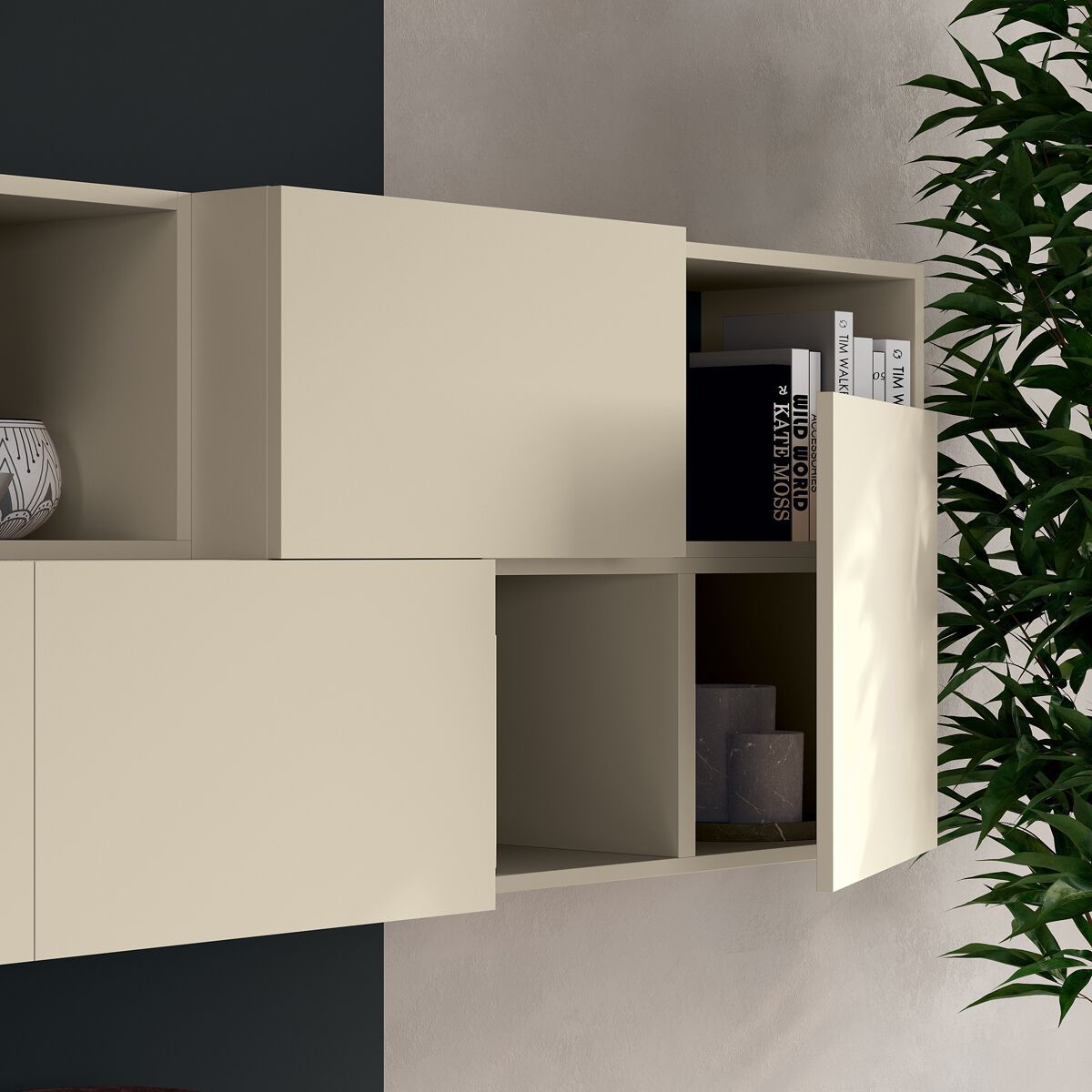 Деревянная секционная оборудованная стена Febal Casa DICIOTTO ARCH-00042839 - Вид №10