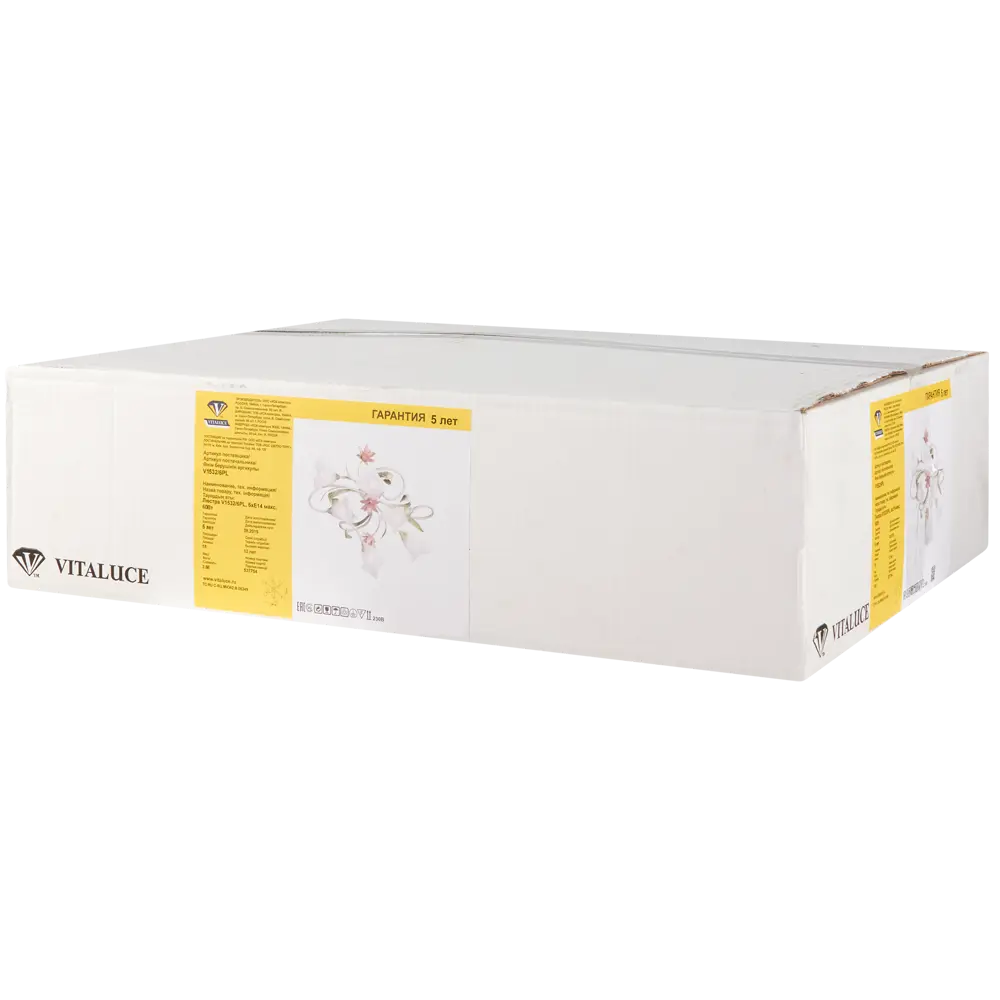 Люстра потолочная Vitaluce Oран, 6 ламп, 30 м², цвет белый 15038095 STLM-2032007  - Вид №7