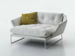 Saba Italia Мягкое кресло из ткани с подлокотниками New york suite