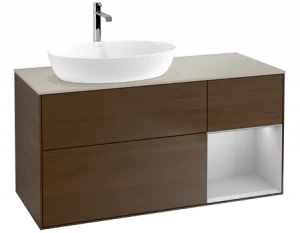 Villeroy&Boch Тумба под раковину Прямоугольная версия F813GJGN Finion Walnut Veneer