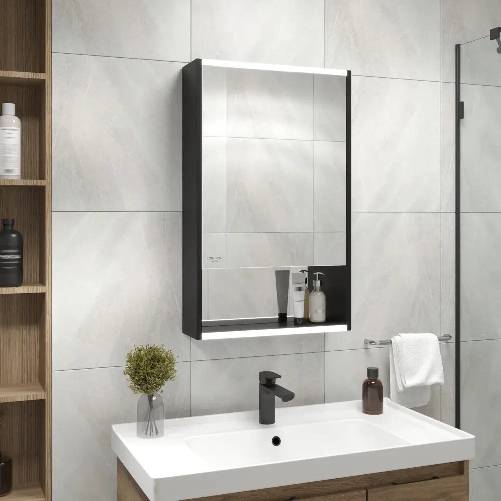 Зеркальный шкаф Santreyd Line с LED-подсветкой и доводчиком 87893872 Line LED STLM-0076043 - Вид №5