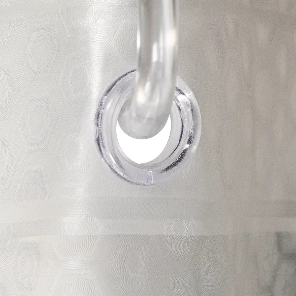 Штора для ванной с кольцами Swensa Bee 3D 180x200 см EVA цвет прозрачный STLM-2093110 - Вид №4