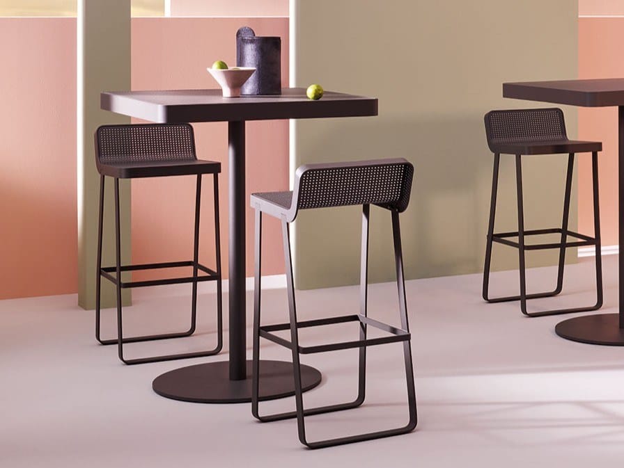 Алюминиевый высокий садовый стул Terraforma Makemake ARCH-00017967