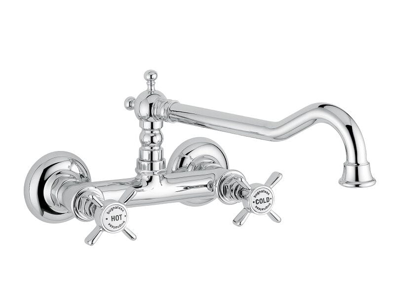 Хром латунь настенный кухонный кран Bugnatese PRINCETON ARCH-00104473 - Вид №1