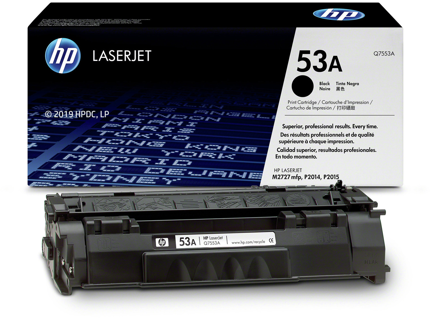 Q7553A laserjet black print cartridge HP Santreyd  - Вид №4