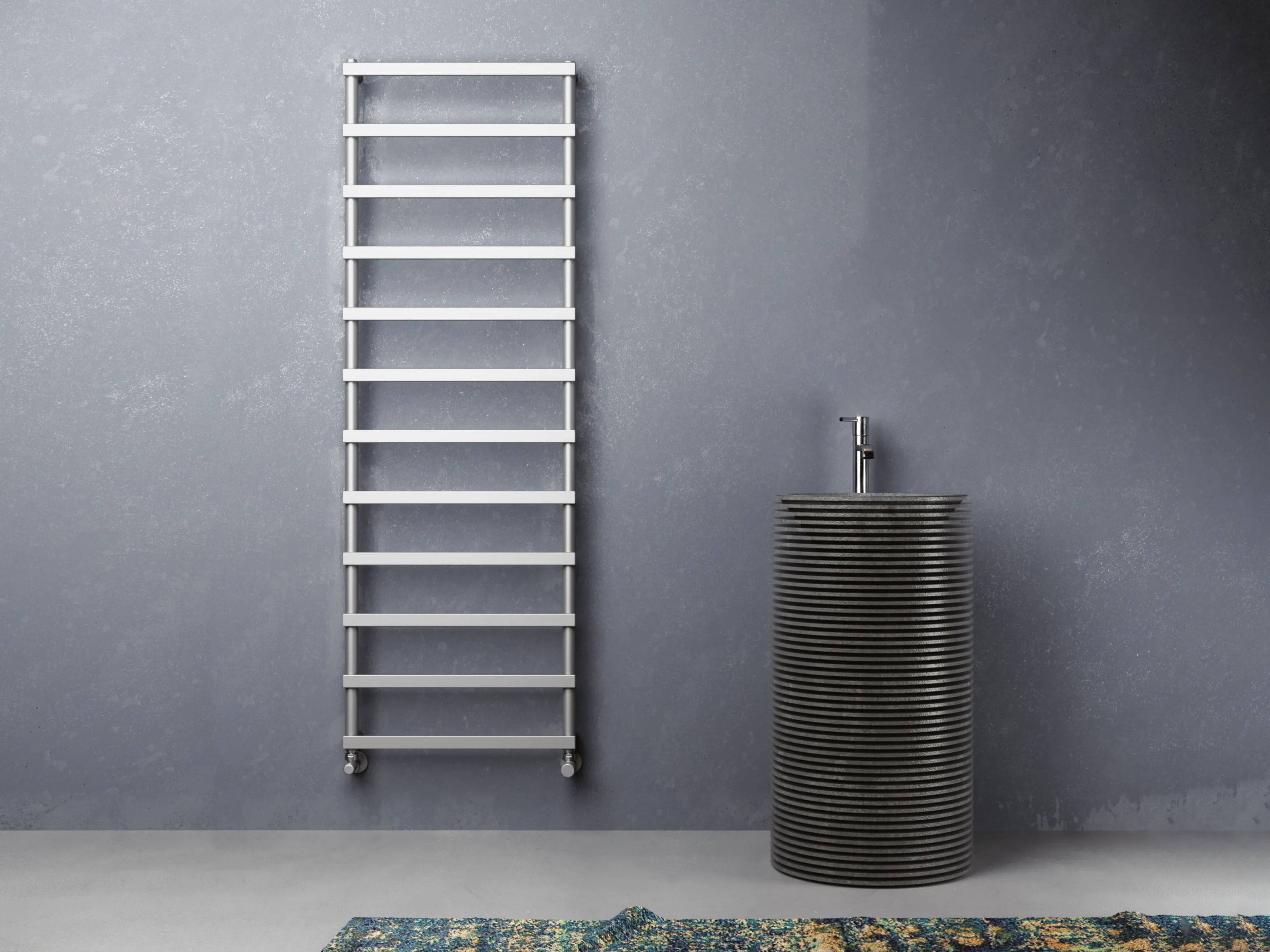 Атласная сталь горячей воды полотенцесушитель Cordivari ARCH-00033162 - Вид №1