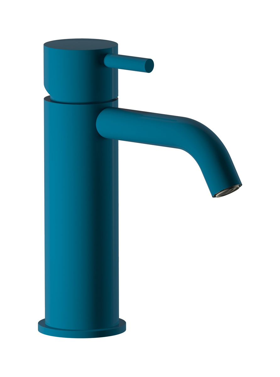 Смеситель для раковины на 1 отверстие в комплекте с донным клапаном WE ARE IB co200bl Blue Garda Colore