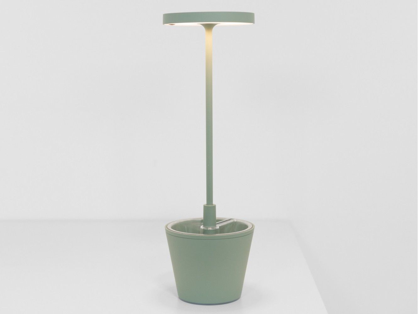 Алюминиевая аккумуляторная батарея настольная лампа Zafferano Poldina ARCH-00059520 - Вид №2