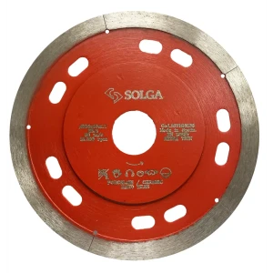 91406591 Диск алмазный по керамограниту Solga Diamant 1571G6125 сплошной 125x22.2x1.1 мм STLM-1503456