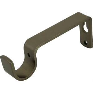 Держатель однорядный простой Orbis металл цвет графит 2 см