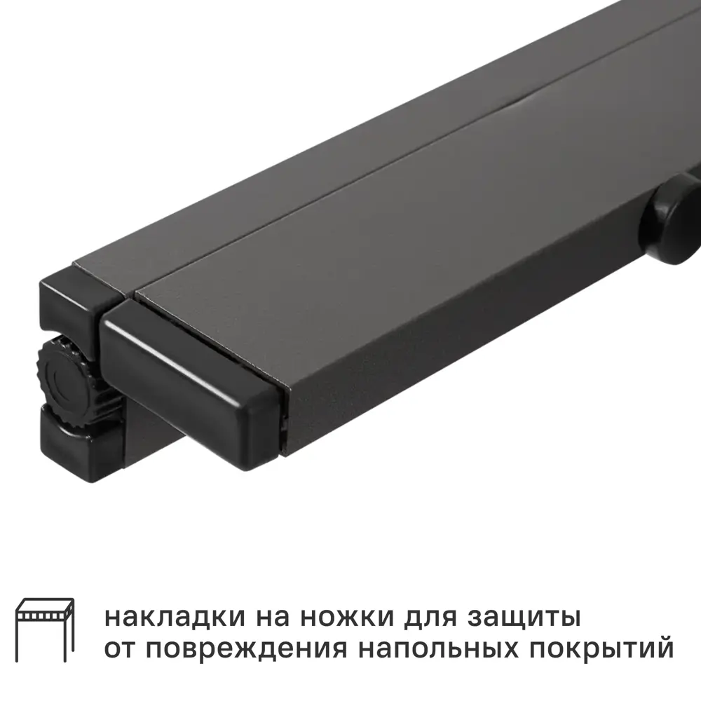 Садовый стол нераздвижной BEGINIA Lyra 160x80 см алюминий серый STLM-2001703 - Вид №4