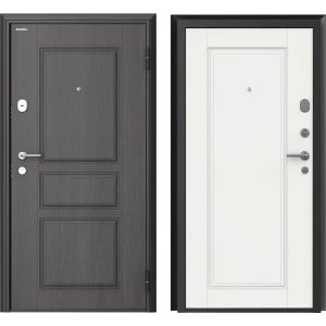 Дверь входная металлическая Премиум New 98x205 см правая белый