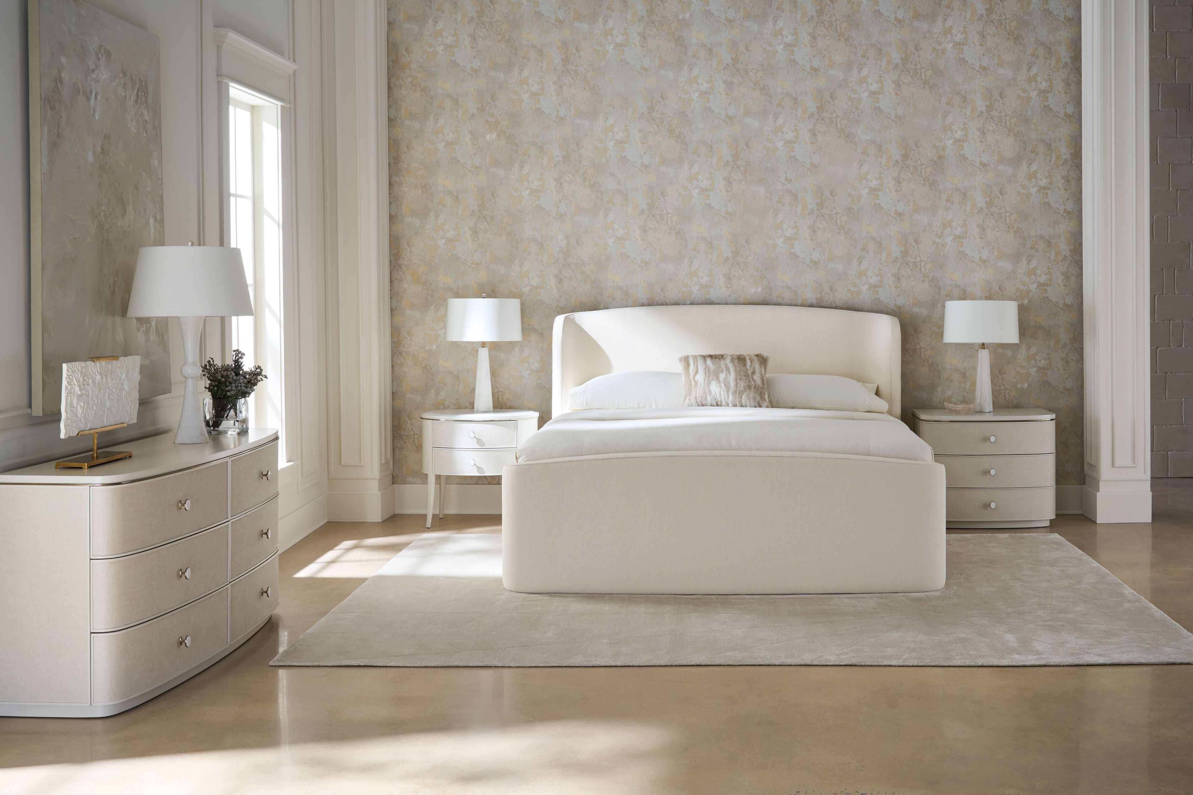 Двуспальная кровать с двуспальной кроватью Caracole SOFT EMBRACE ARCH-00086599 - Вид №6