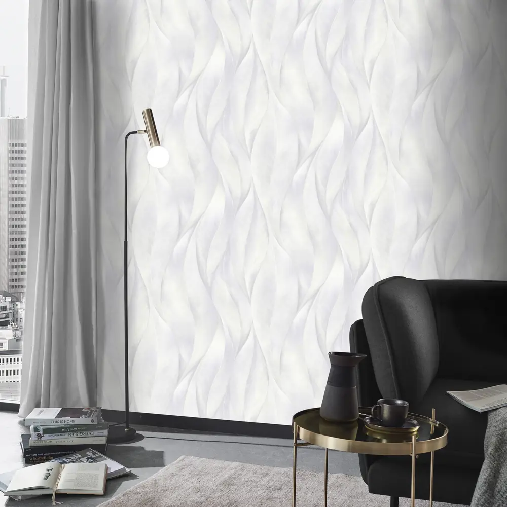 Обои флизелиновые Erismann Fashion for Walls серые 1.06 м 12092-31 STLM-2177476 - Вид №3