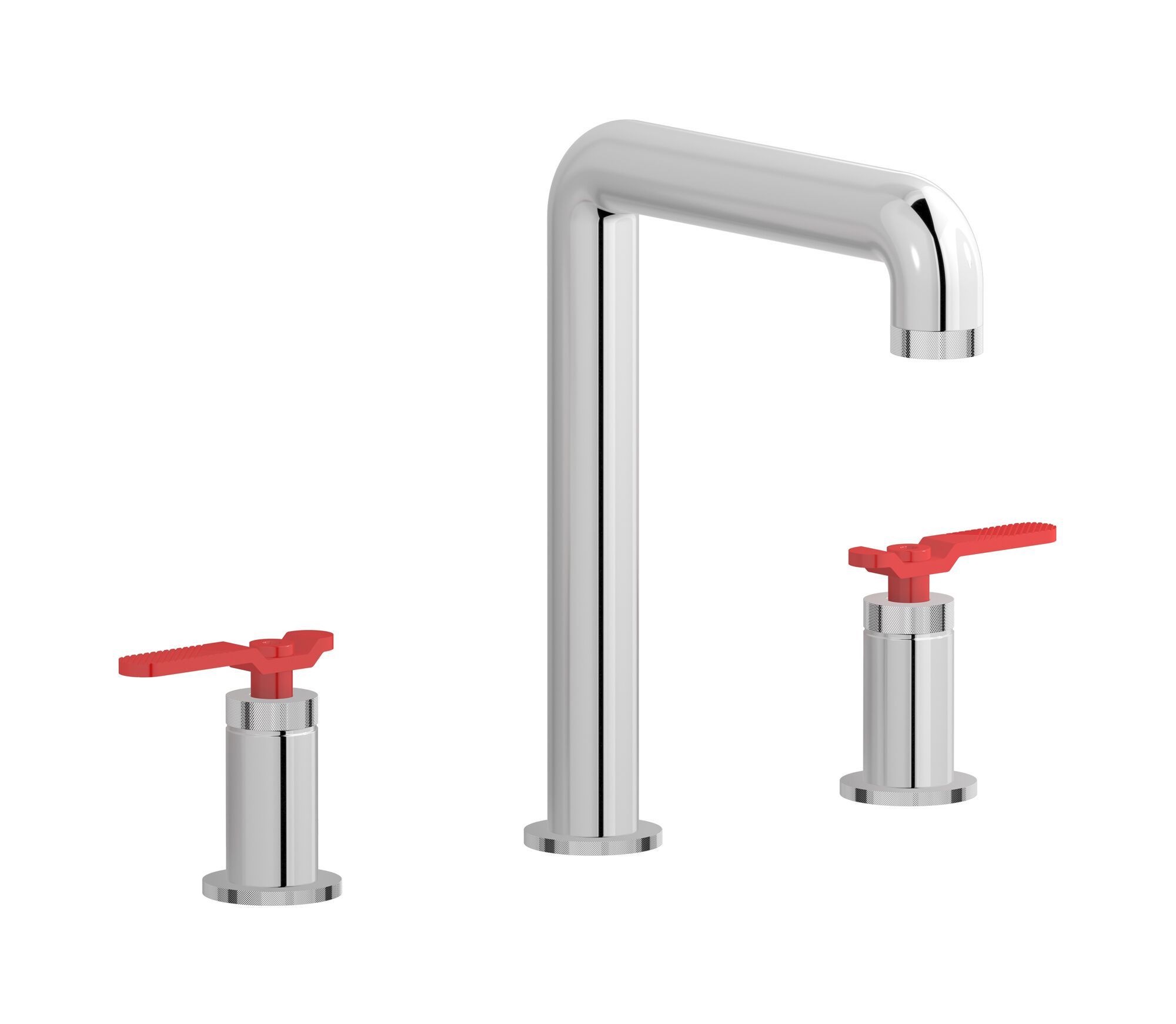 Смеситель для раковины с 3 отверстиями для пола с автоматическим сливом IB Bold ARCH-00122073 - Вид №2