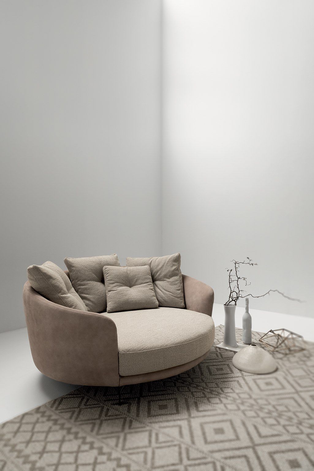 Тканевое кресло VALENTINI Ethos ARCH-00096790