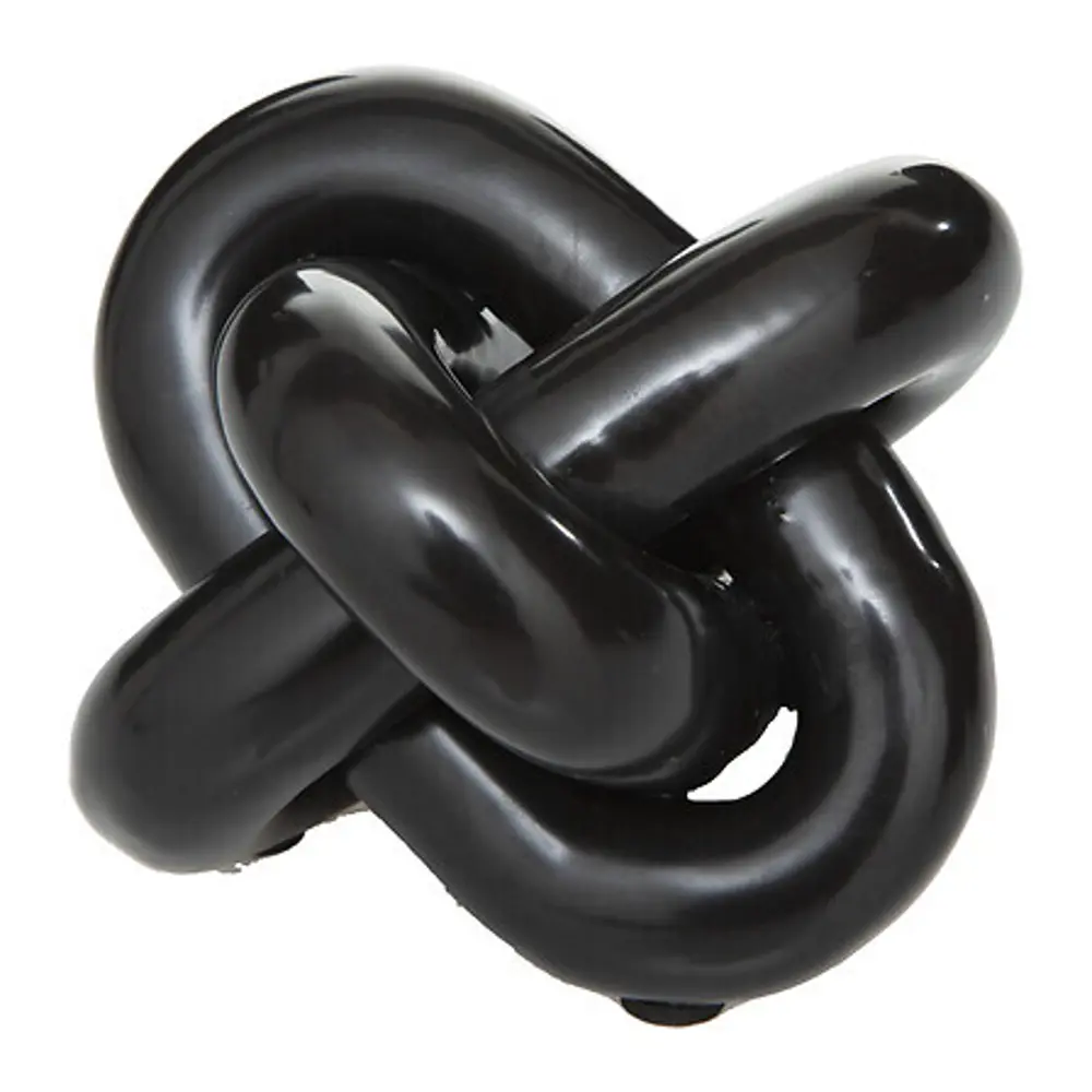 Декоративное изделие Узел бежево-черный керамика 9.5x9x8 см Atmosphera STLM-2034505 - Вид №5