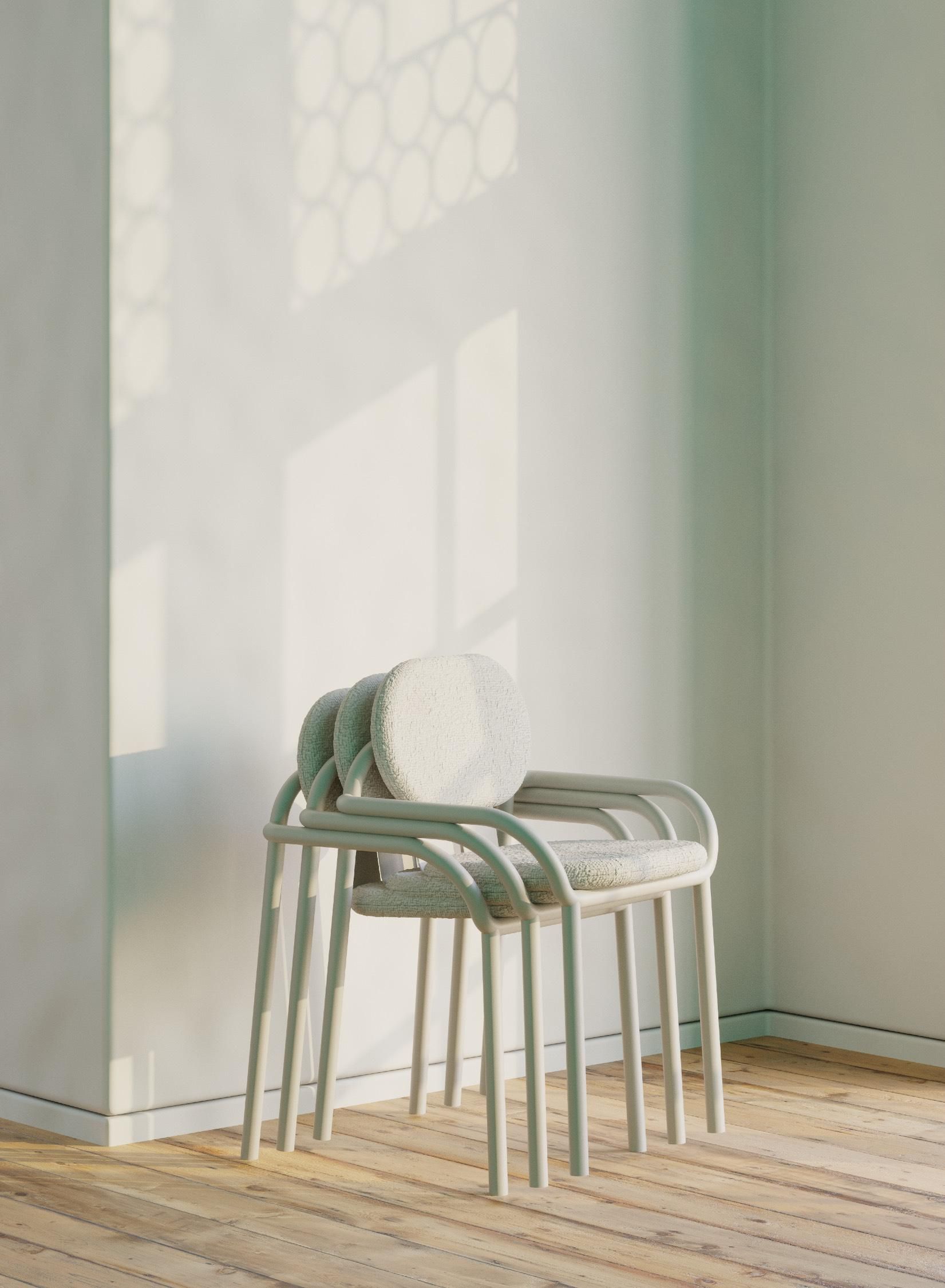 Алюминиевый и тканевый садовый стул Joyf пустыня ARCH-00083805 - Вид №6