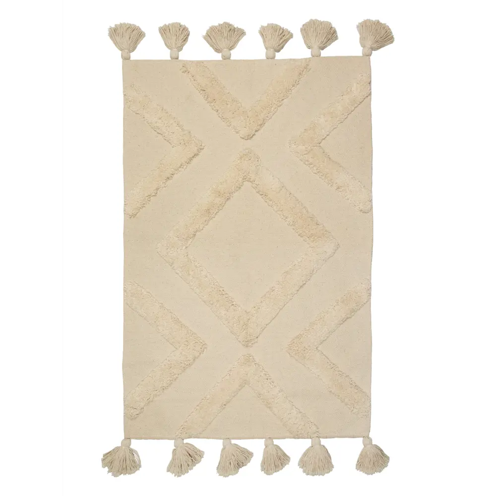 Коврик для ванной Zenfort Прованс Руны 60x90 см цвет бежевый STLM-2155595