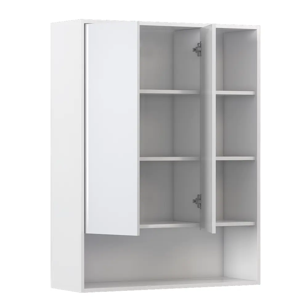 Шкаф для ванной комнаты без зеркала подвесной Vigo Milk 89.5x116x30 см цвет белый STLM-2063565 - Вид №6
