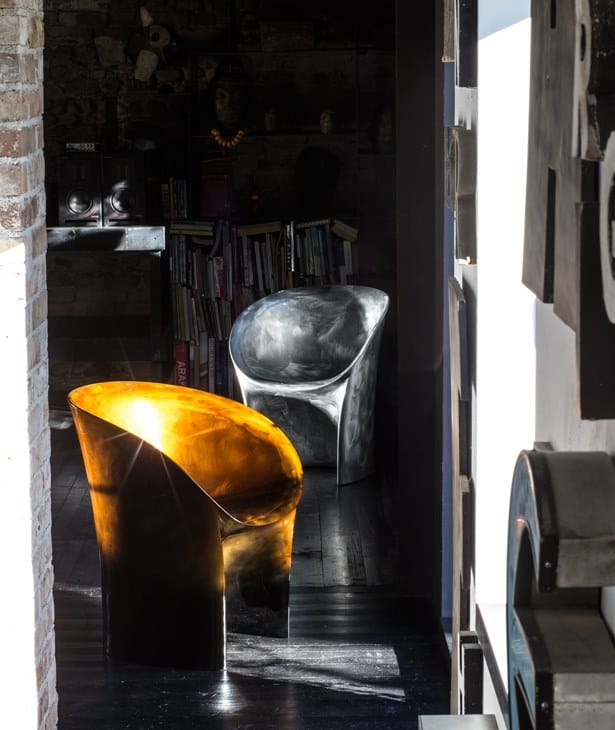 Кресло из полиэтилена с металлическим лаком MOROSO ARCH-00034161 - Вид №21