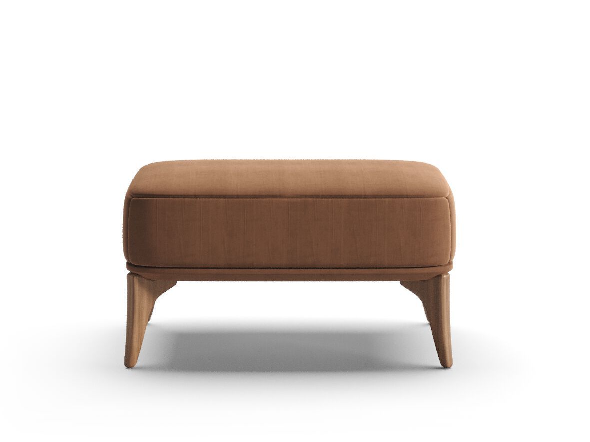 Мягкая скамейка из ткани PRADDY Natur ARCH-00019480 - Вид №1