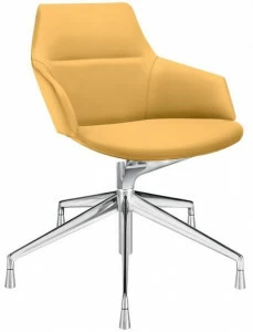 arper 5-спицевое кожаное кресло для конференций Aston