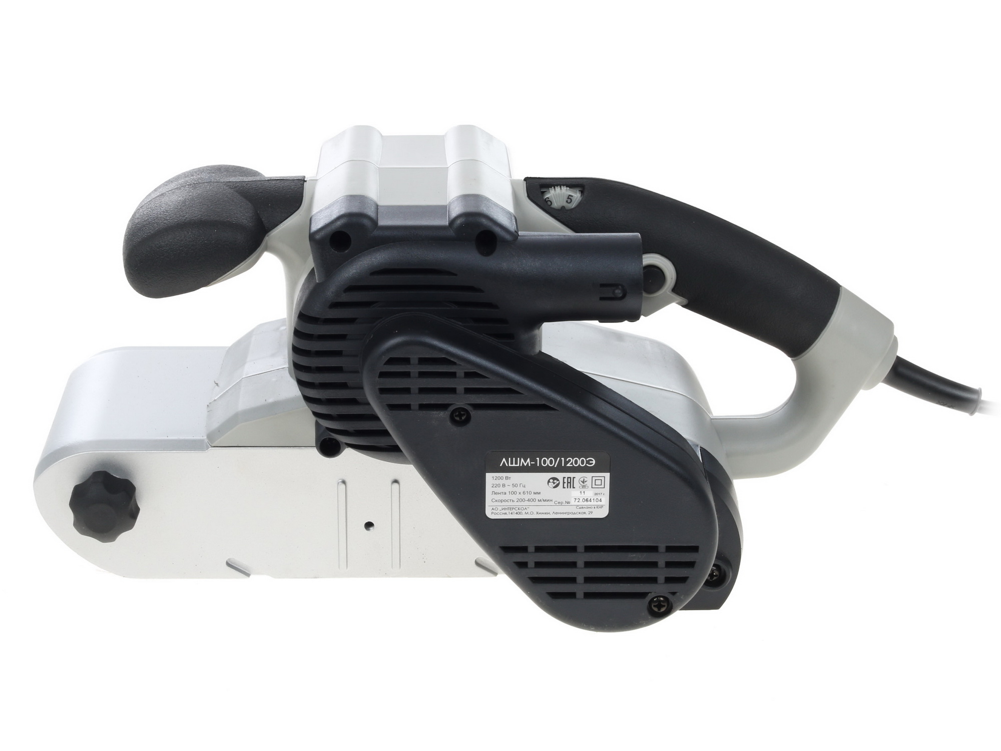 Ленточная шлифмашина Интерскол ЛШМ-100/1200Э 7979485 STDN-0143125 - Вид №1