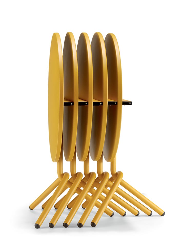 Круглый стол с откидным верхом из листового металла COLOS ARCH-00010106 - Вид №2