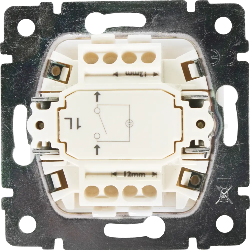 Legrand Valena Classic — одноклавишный выключатель с зелёной подсветкой 10319760 STLM-0000423 - Вид №4