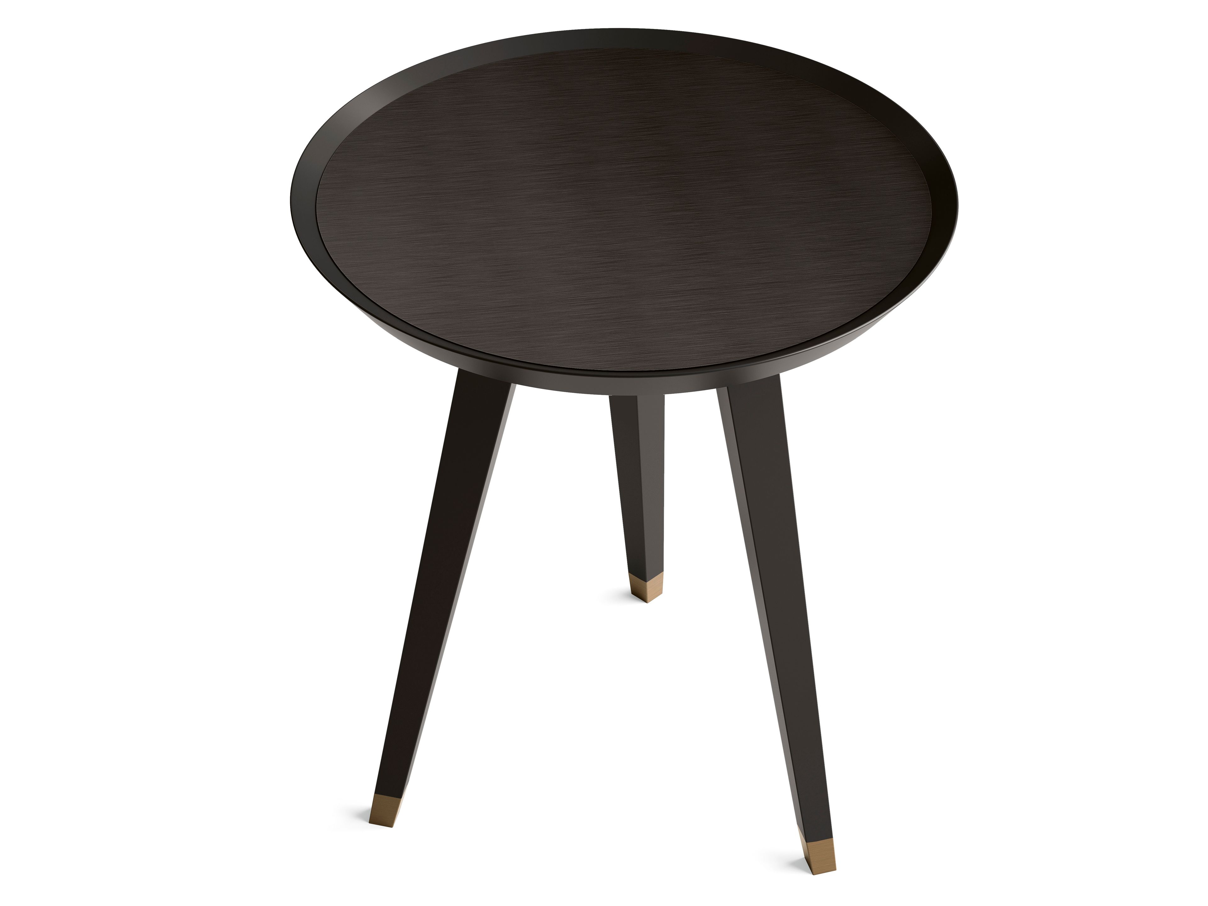 Металлический круглый низкий журнальный столик CPRN HOMOOD Starlight ARCH-00001406