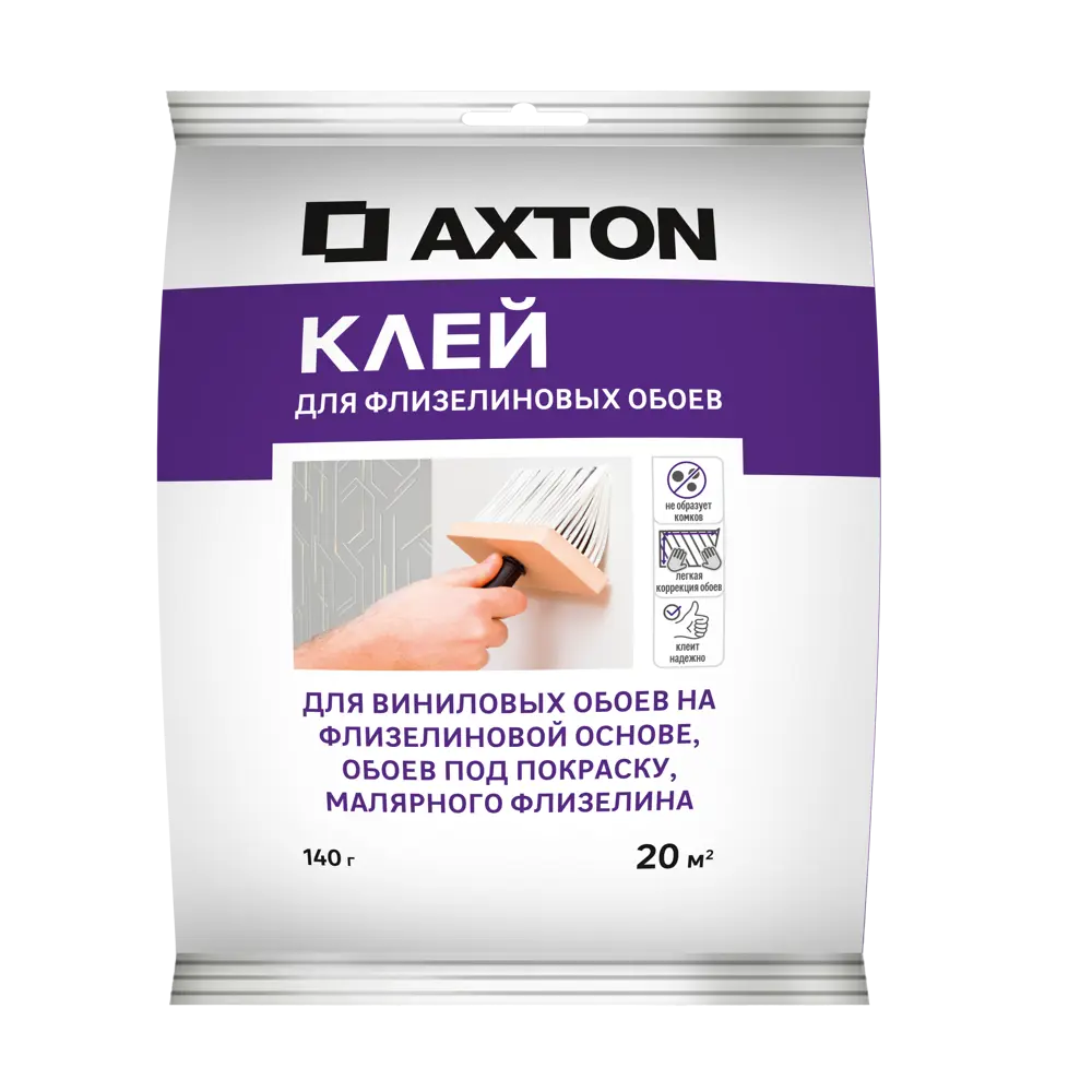 Клей для флизелиновых обоев Axton 20 м² 140 гр STLM-2049353